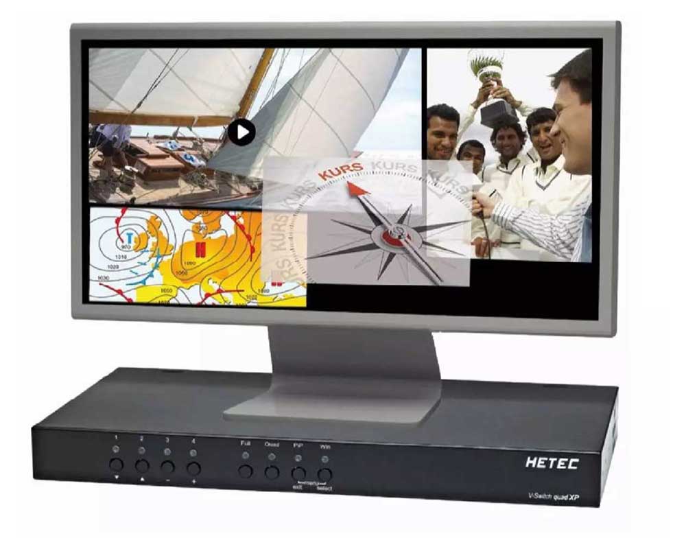 V-Switch quad XP - Multiviewer in Echtzeit